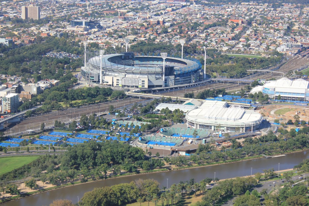 Tennis Centre from Eureka Skydeck